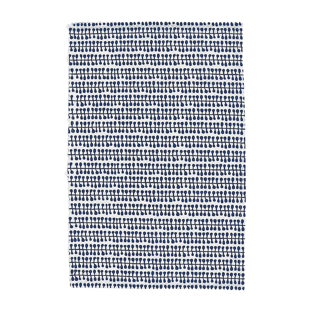 Fish Dish Towel - White Pattern