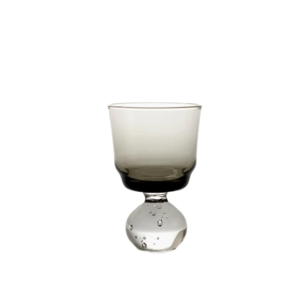 Smokey Gray Eternal Snow Steam Glass