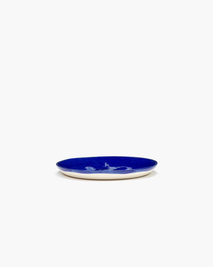 Feast Dark Blue + White Pepper Breakfast Plate
