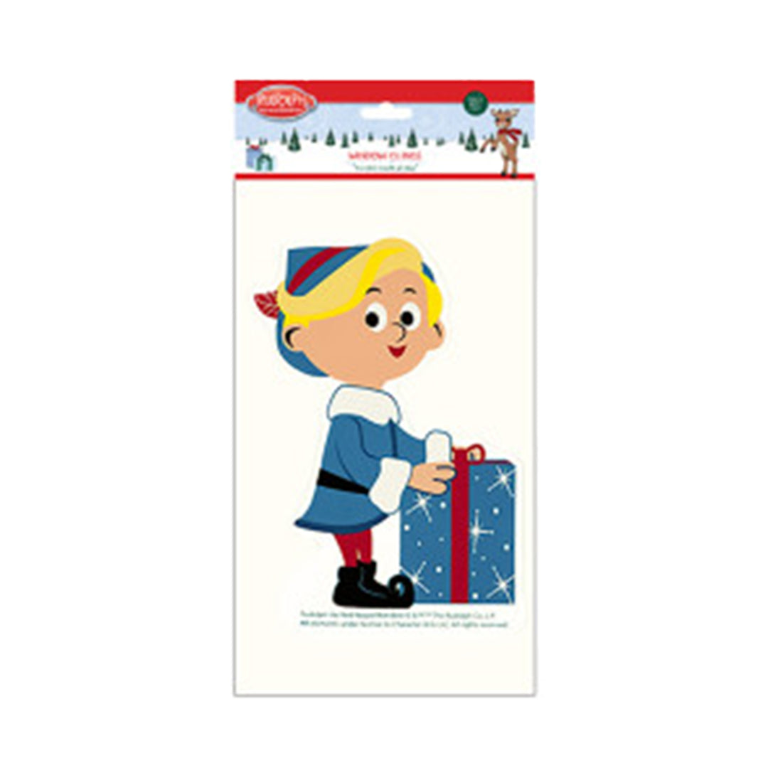 Rudolph Two Sided Window Clings - Hermie