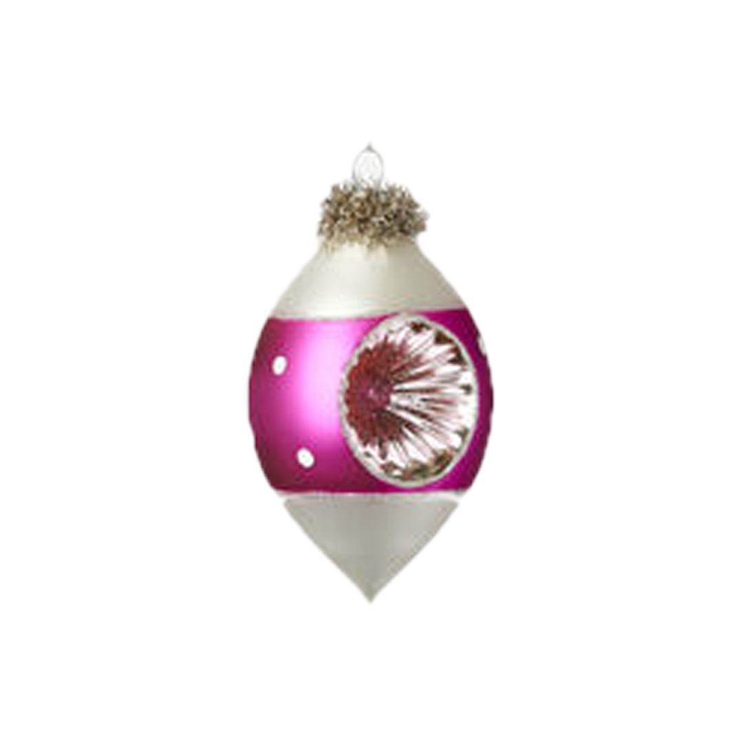 Finial Reflector Ornament - Purple