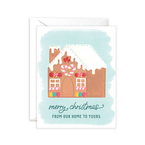 Gingerbread Home Holiday Card