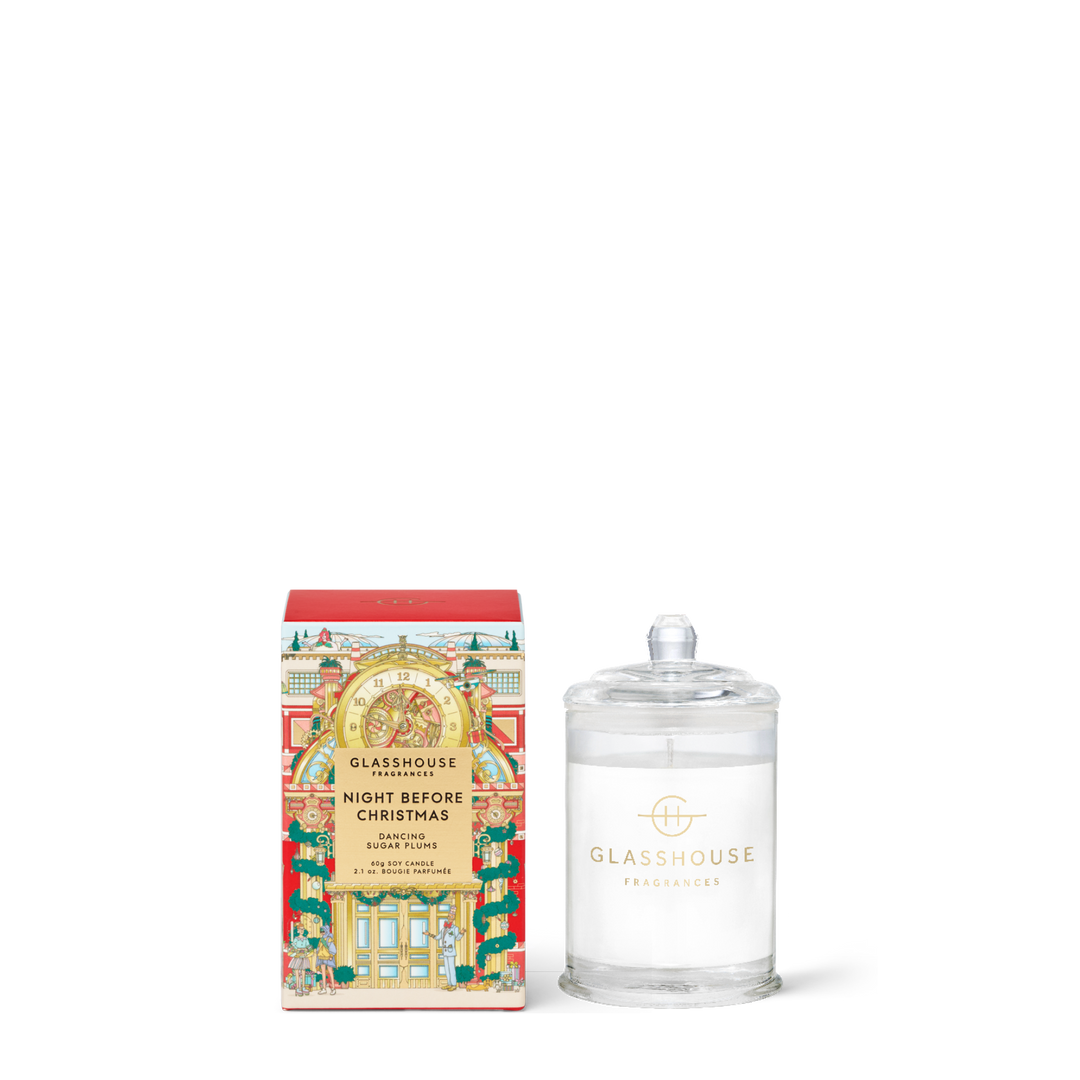 Glasshouse Fragrances Night Before Christmas 2.1 oz. Triple Scented Candle