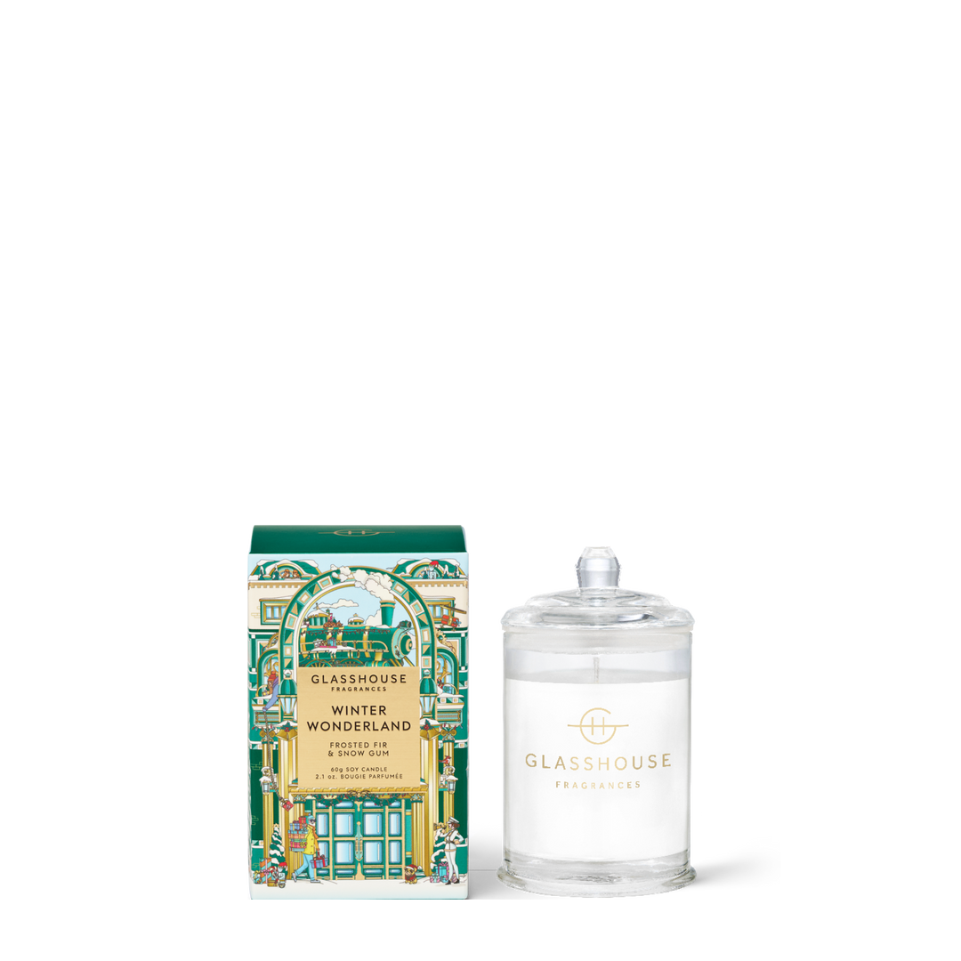 Glasshouse Fragrances Winter Wonderland 2.1 oz. Triple Scented Candle