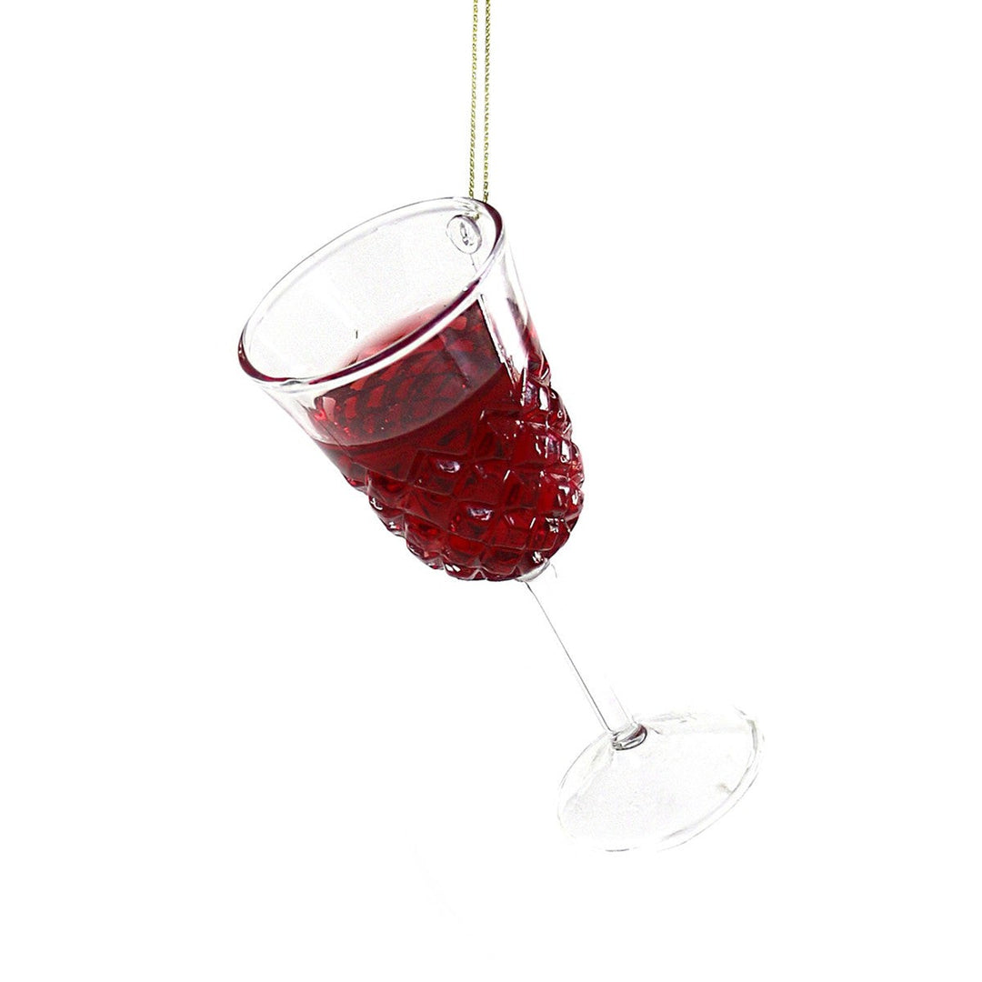 Red Wine Glass Ornament