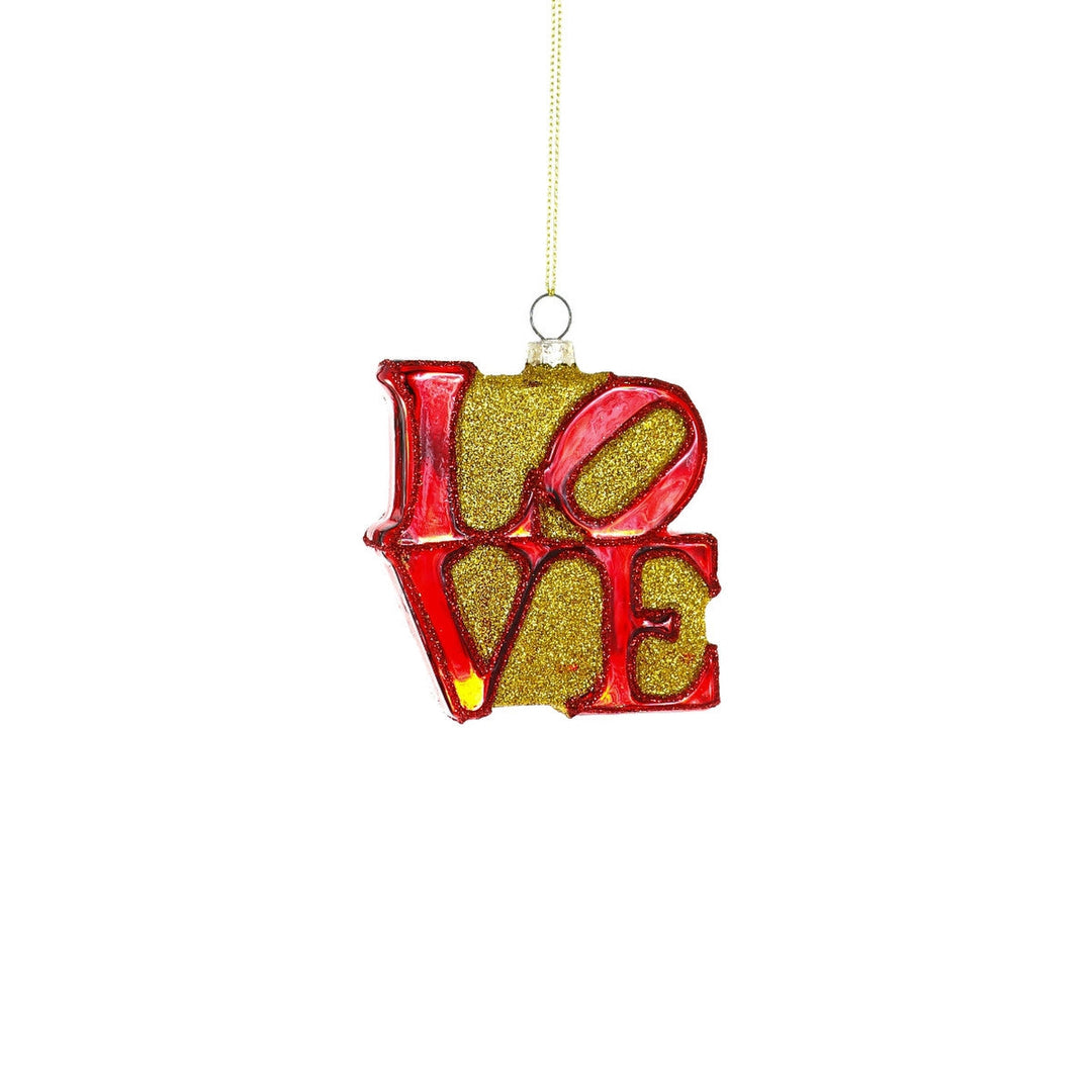 LOVE Sculpture Ornament