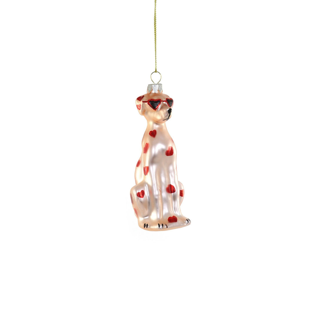 Dalmatian Love Ornament - Gold
