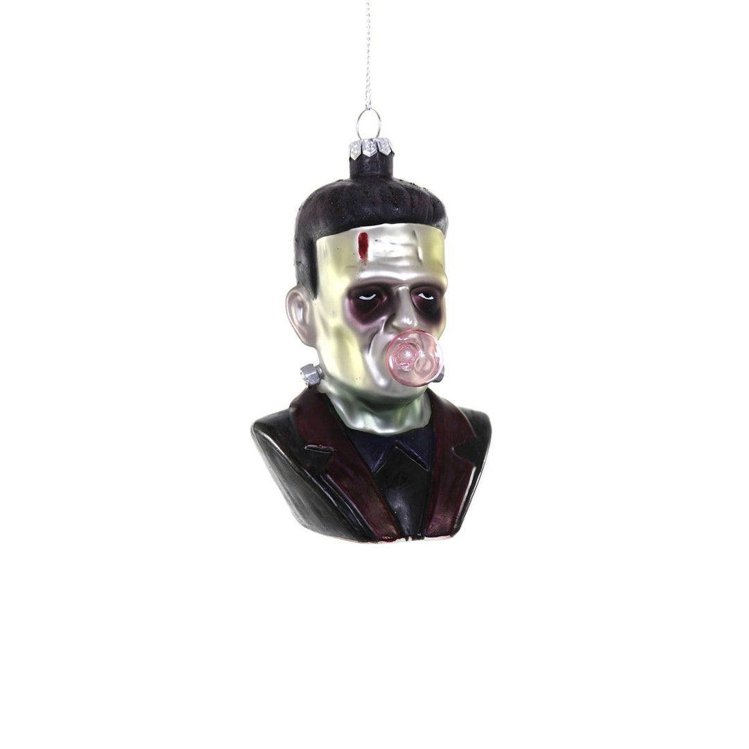 Frank Blowing A Bubble Ornament