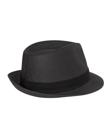 Fedora Hat -Arlo - Black -X-Large