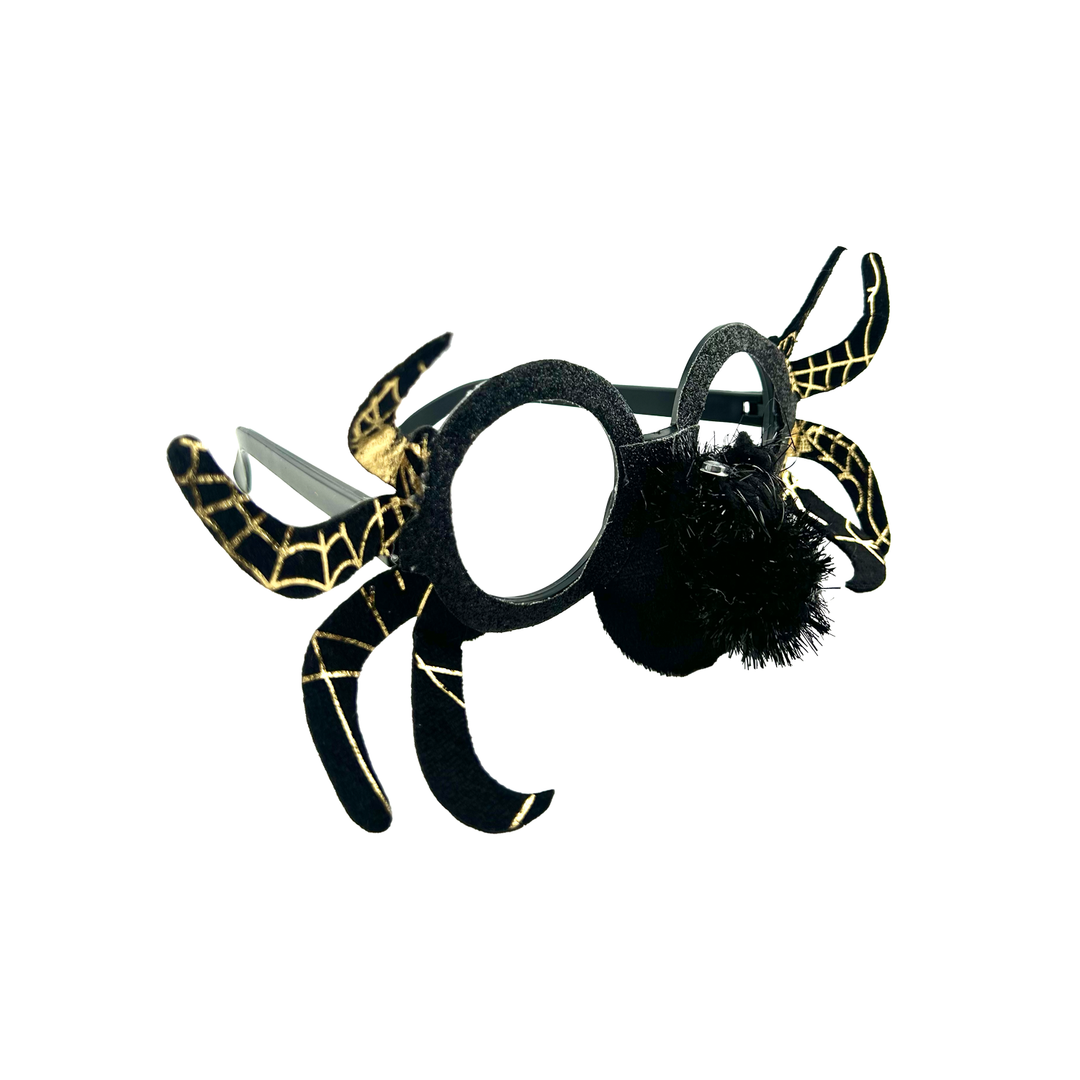 Halloween Spider Glasses - Black