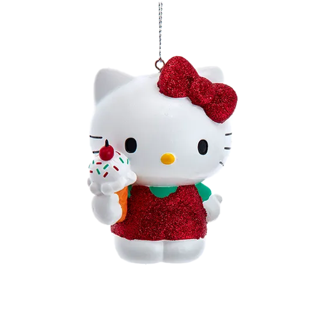 Hello Kitty Ornament - Ice Cream