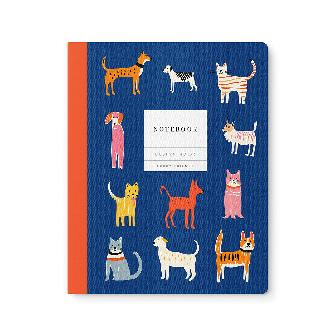 Design No.33 Furry Friends Notebook