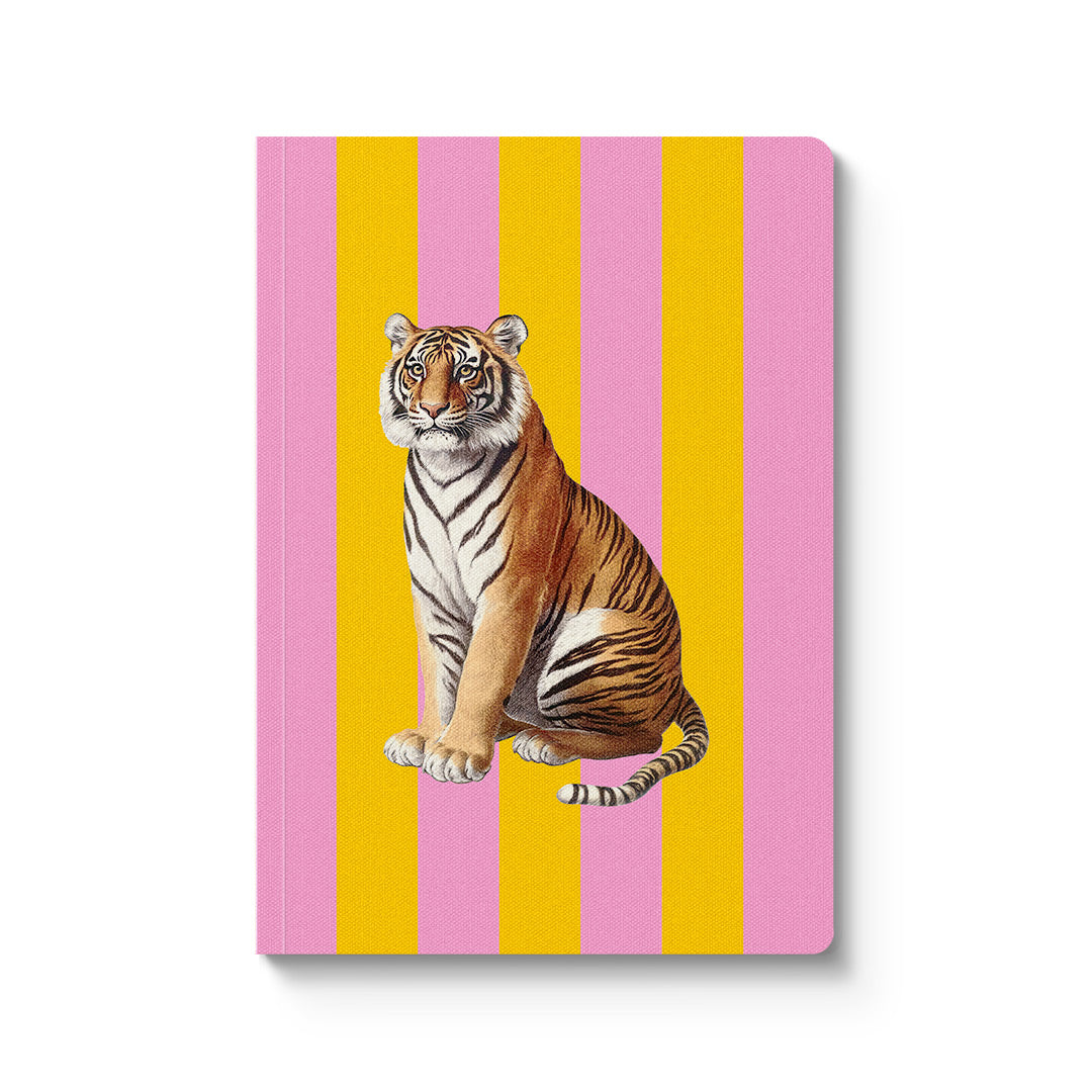 Striped Tiger Perfect Bound Notebook