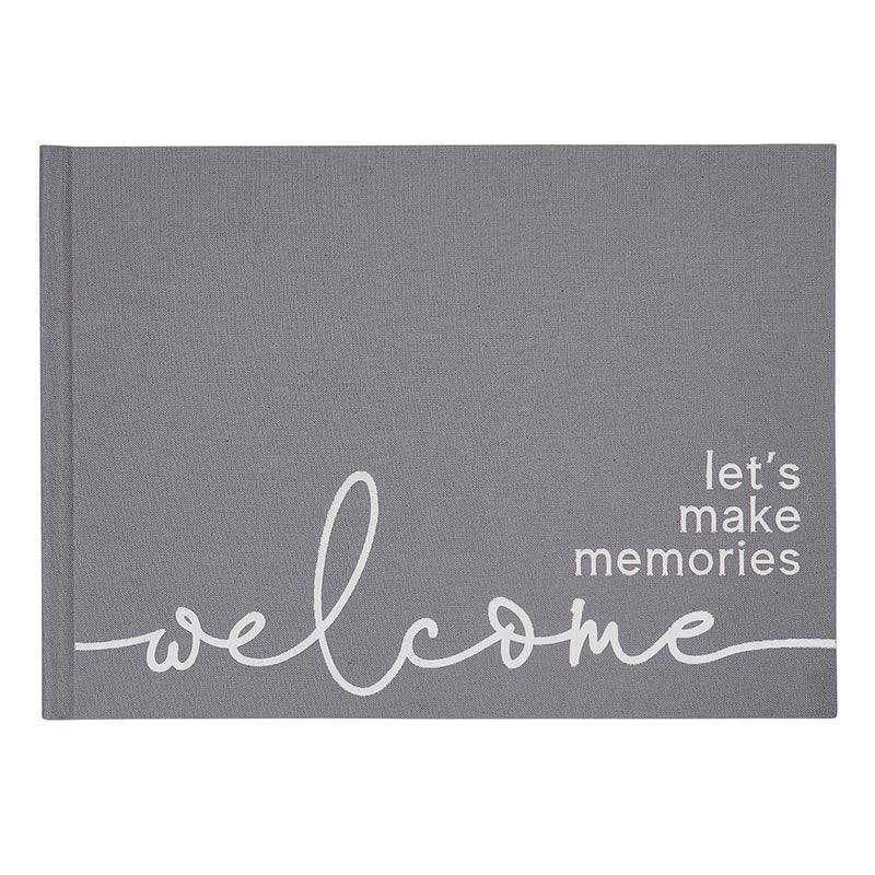 "Welcome.  Let's Make Memories" Guest Book