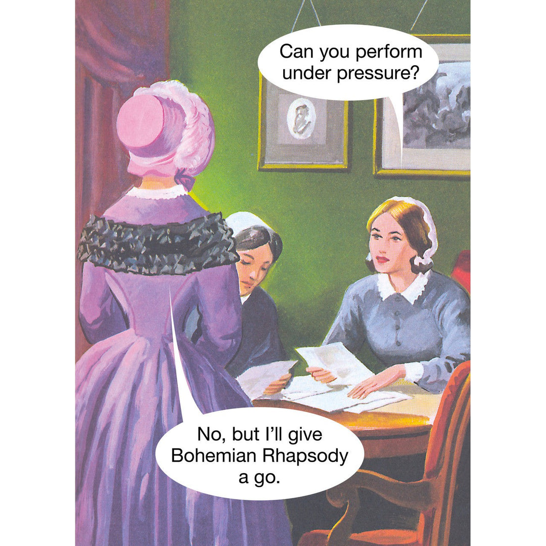 Pressure Greeting Card