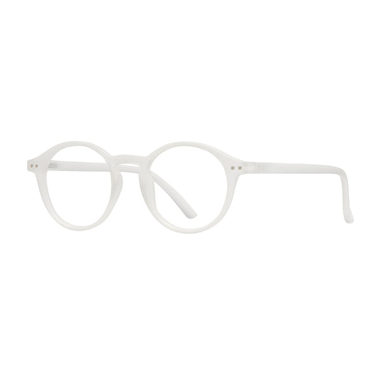 Logan Blue Light Reading Glasses - Soft Clear