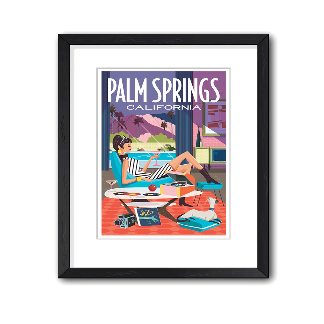 Print: Lounge 8" x 10" (Framed)