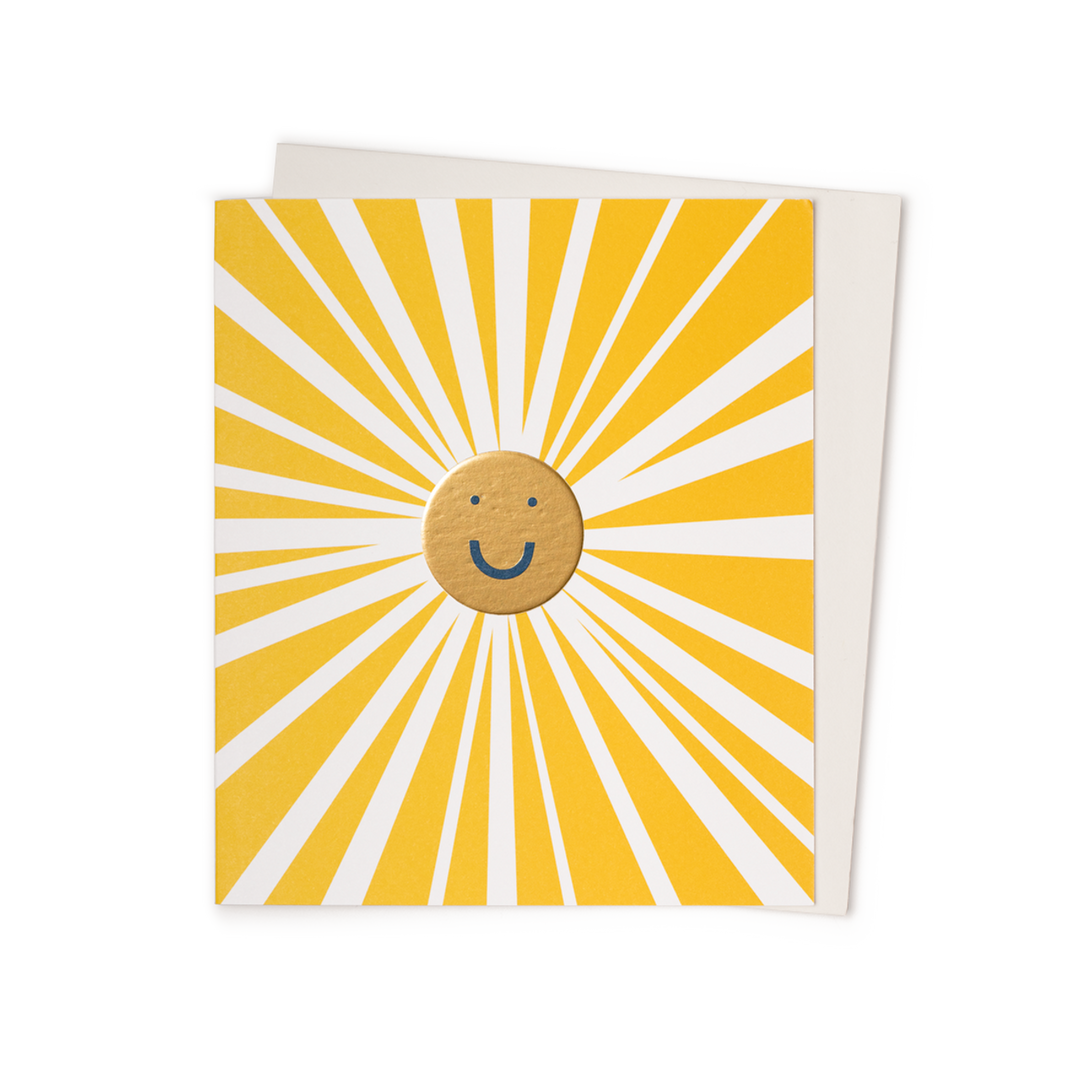 Sunshine Smiles Blank Greeting Card