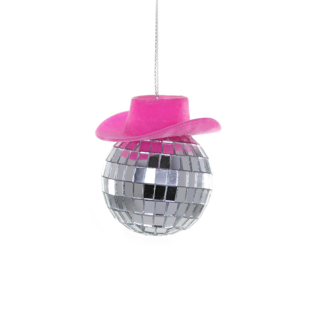 Cowgirl Disco Ornament - Pink