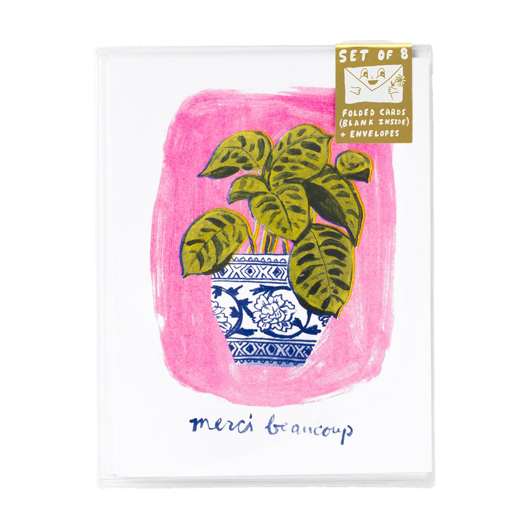 Merci Beaucoup Risograph Card Set