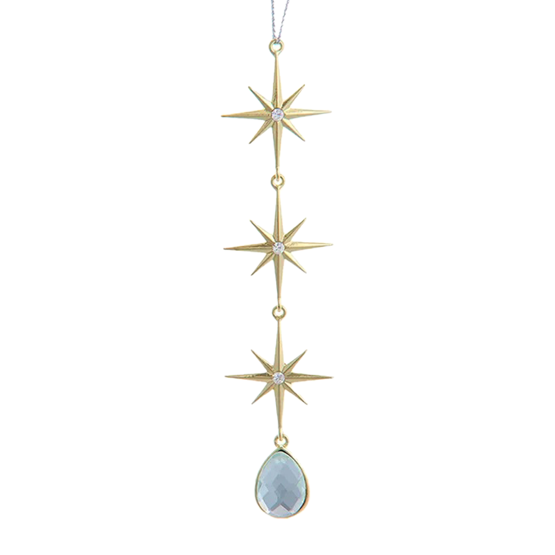 Metal Icicle Ornament - Star