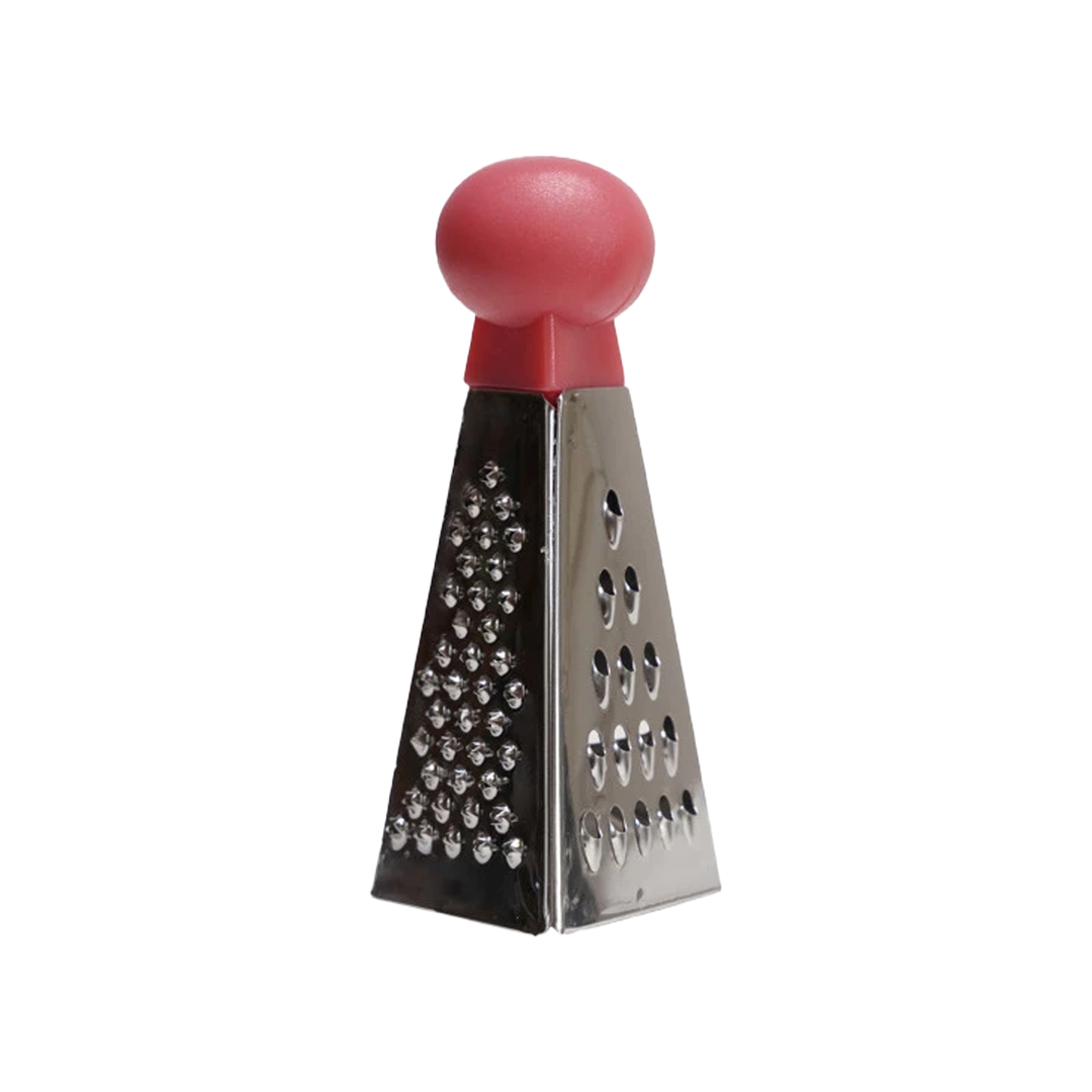Stainless Steel Mini 3 Sided Grater - Pink