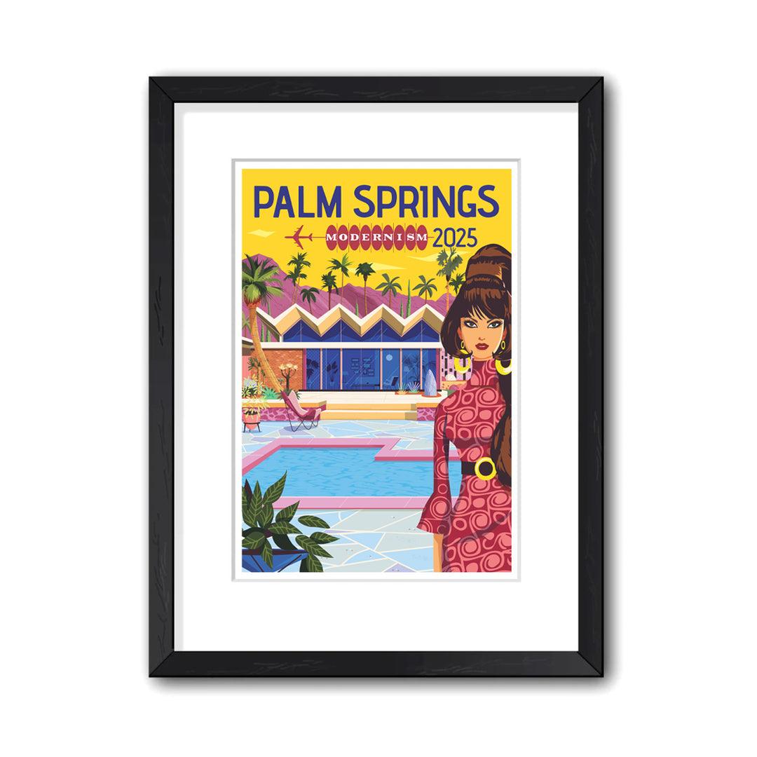 Print: Mod Gal 2025 13" x 19" (Framed)