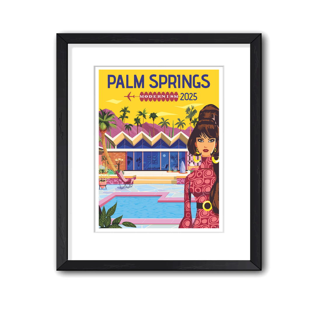 Print: Mod Gal 2025 8" x 10" (Framed)
