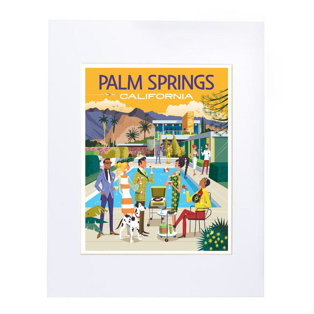Print: Mod Party Orange 8" x 10" (Unframed)