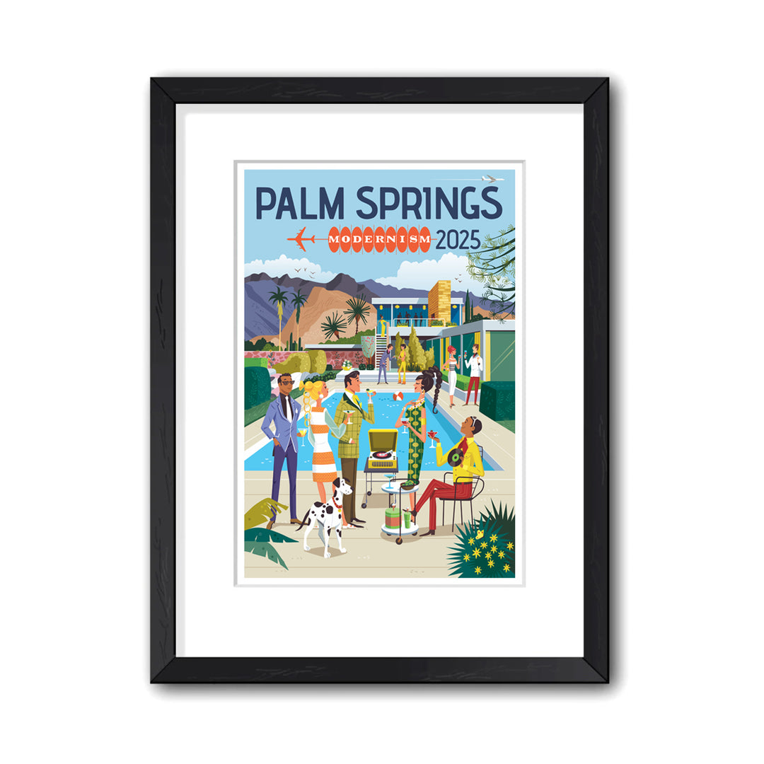 Print: Mod Party 2025 13" x 19" (Framed)