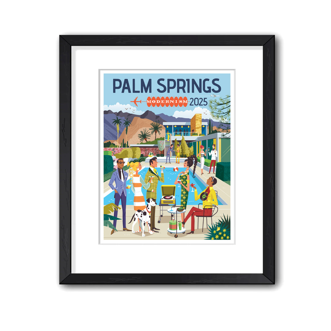 Print: Mod Party 2025 8" x 10" (Framed)