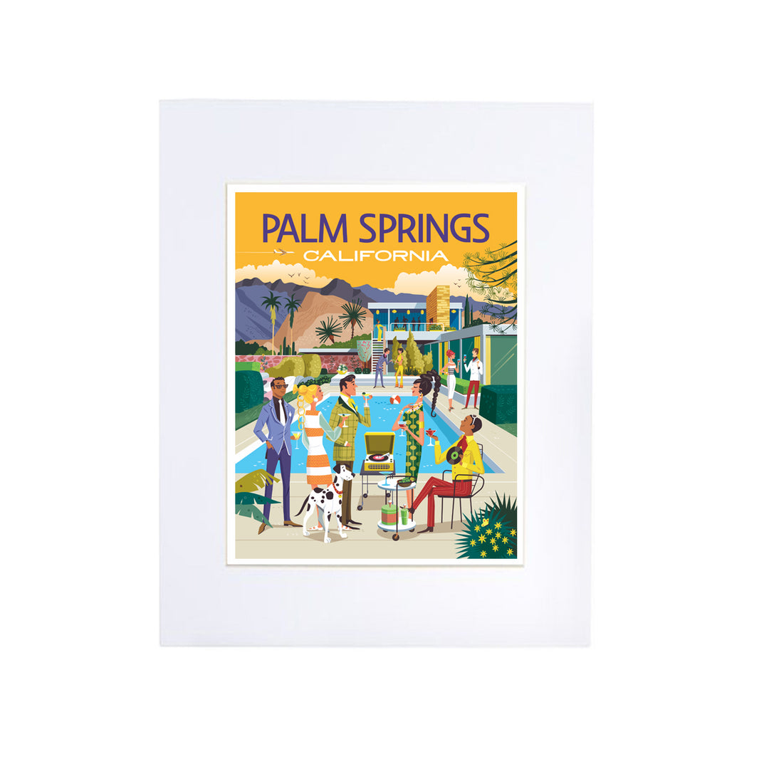 Signed Print: Mod Party Orange 8" x 10" (Unframed)
