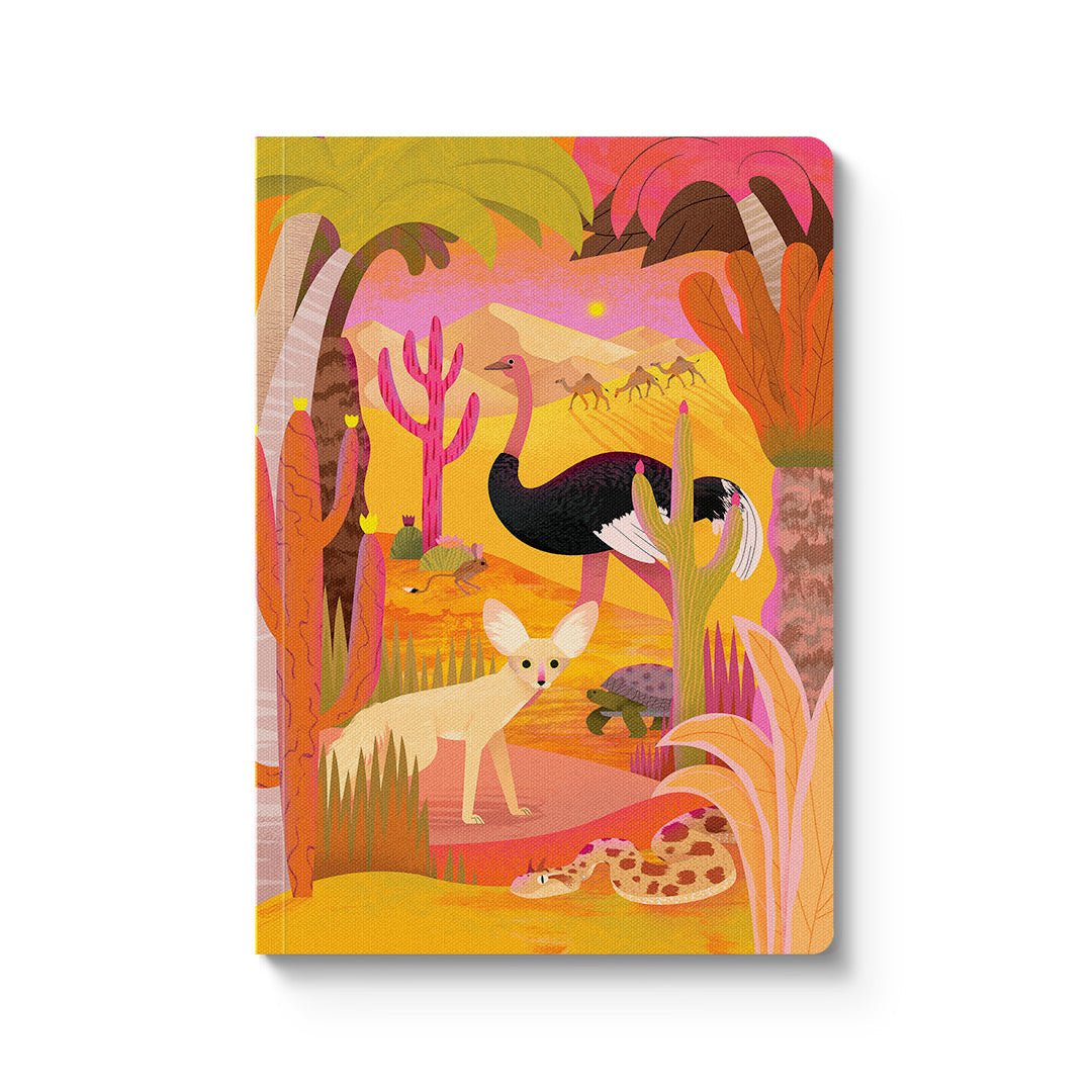 Animals of the Sahara Desert Paperback Notebook