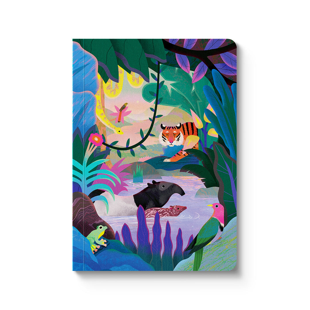 Animals of the Sumatran Jungle Paperback Notebook