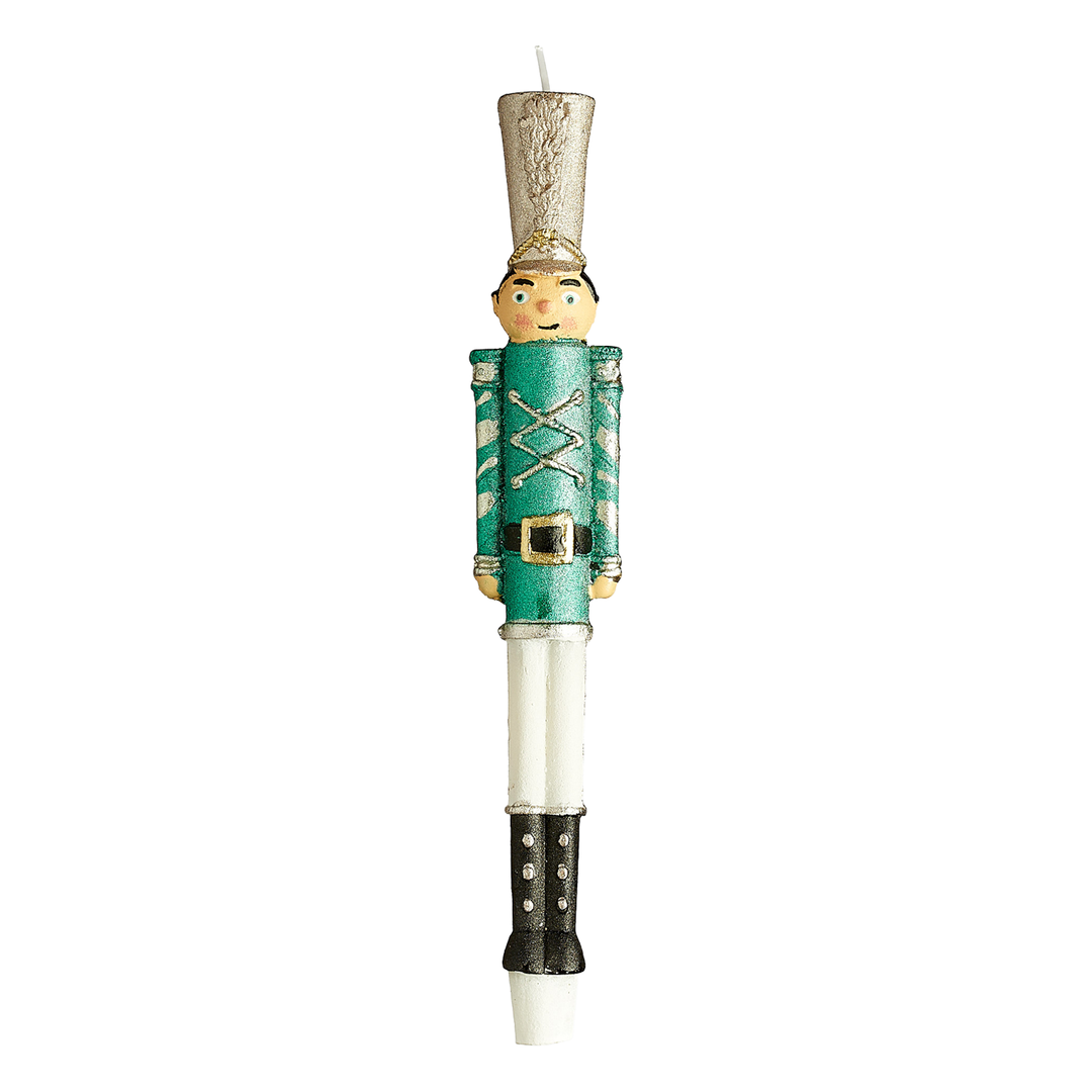 Holiday Soldier Candle - Green