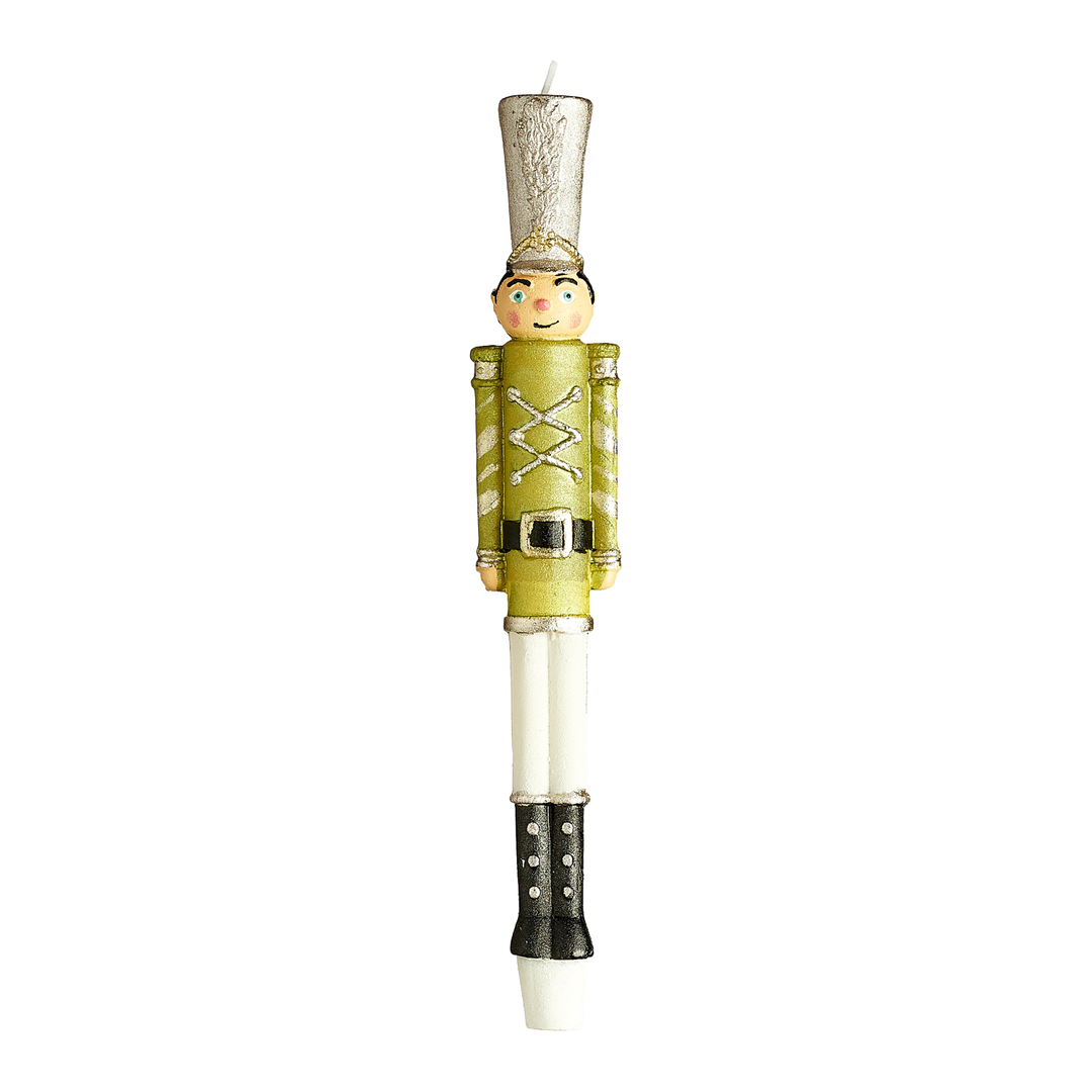 Holiday Soldier Candle - Yellow