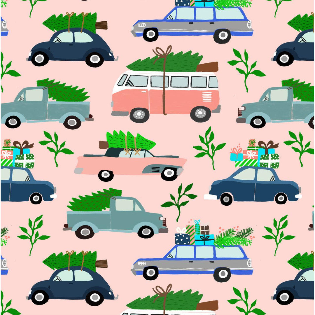 Christmas Cars Gift Wrap