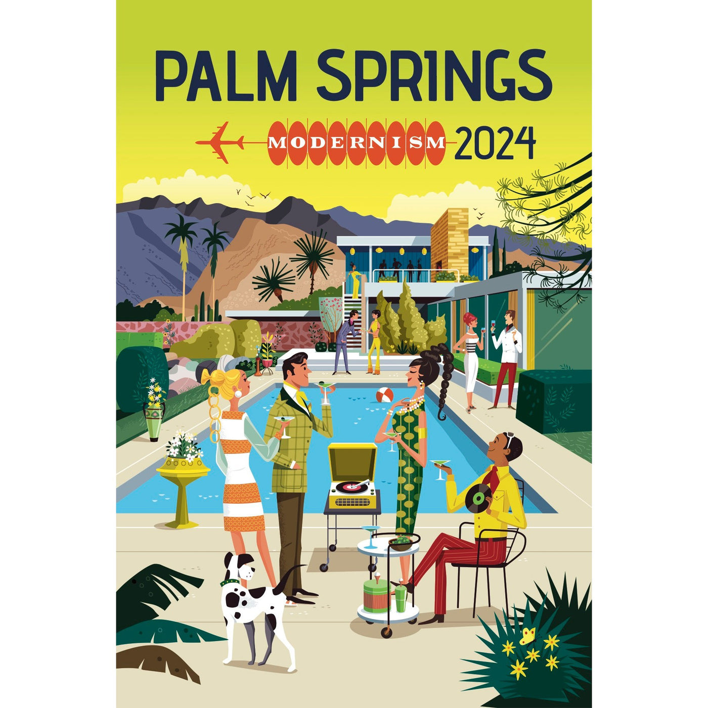 Palm Springs Modernism 2024 Postcard
