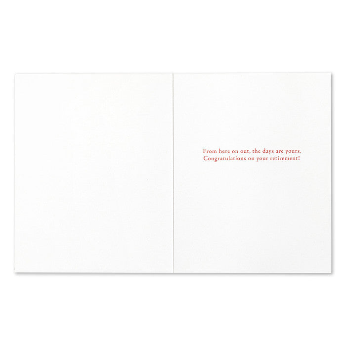Enjoy More Experience More Retirement Greeting Card