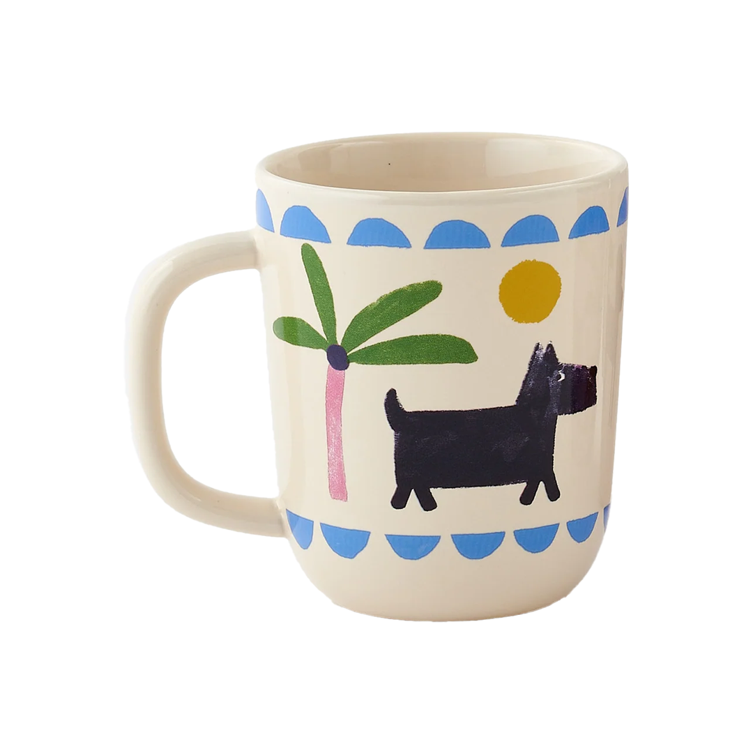 Dog Mug - Palm Tree & Sunshine