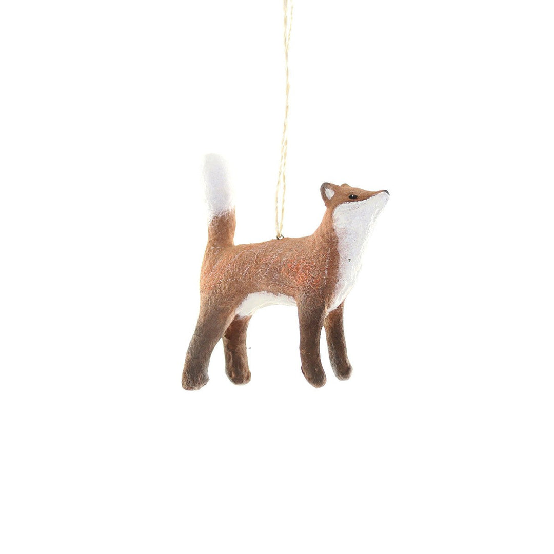 Cotton Fox Ornament
