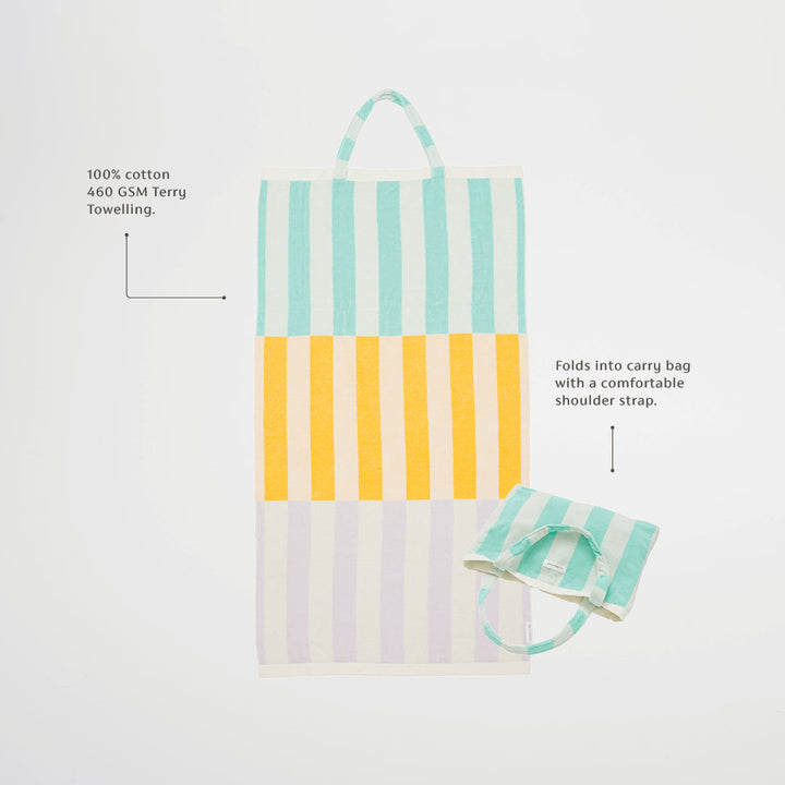 Beach Towel 2-In-1 Tote Bag