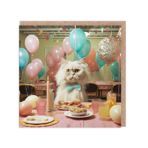Birthday Cat Greeting Card