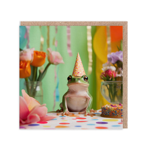 Frog Birthday Card