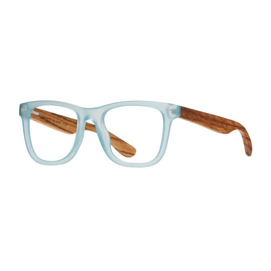 Seaglass Blue Light Reading Glasses - Matte Light Blue
