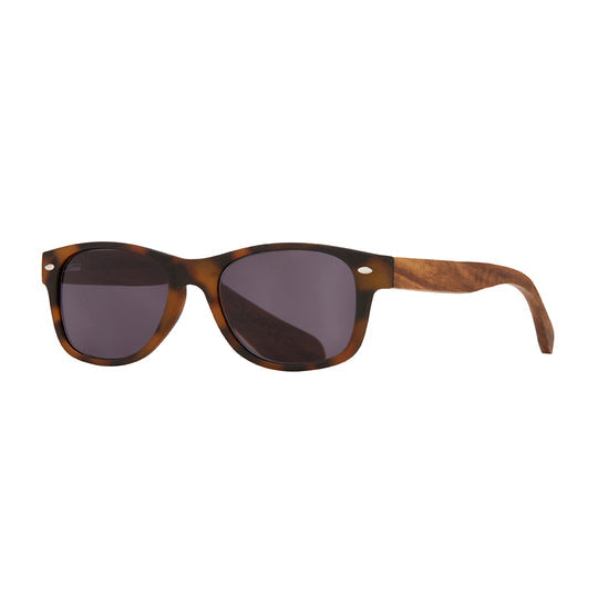 Shaw Tinted Reading Sunglasses - Matte Walnut Tortoise