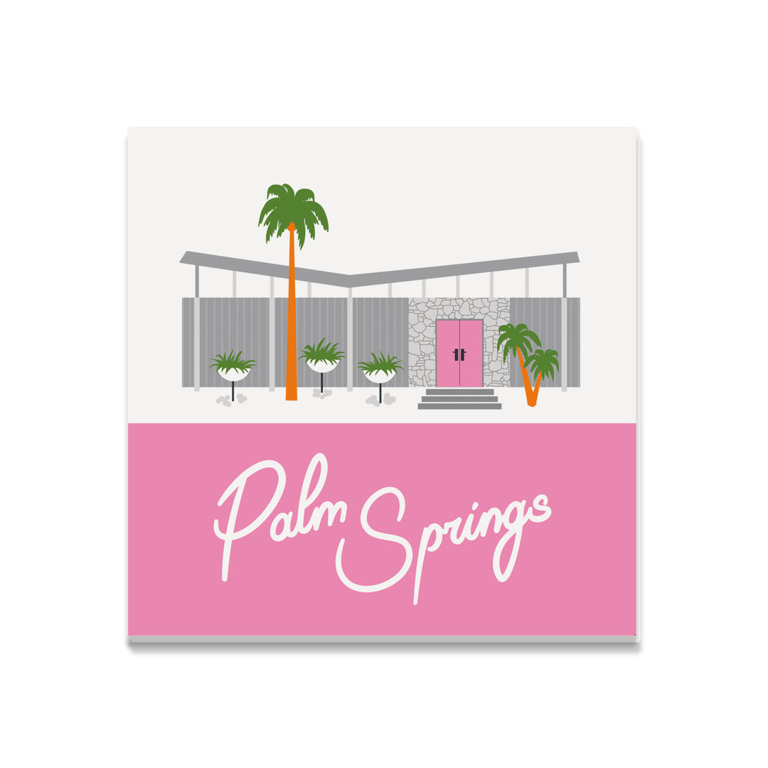 Pink Door Modern House Palm Springs Coaster