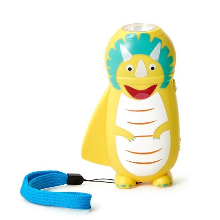 Dino Lights Rechargeable Flashlights- Yellow