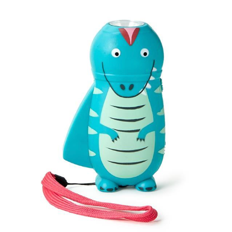 Dino Lights Rechargeable Flashlights- Teal