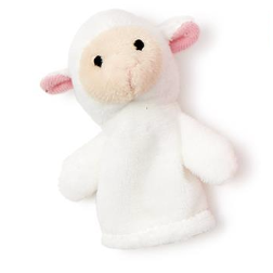 Cute and Cuddly Finger Puppet- Lamb